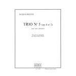 TRIO NO.5 (OP.8 NO.2) : POUR 3 - Jacques Bouffil