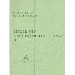 Lieder mit Orchesterbegleitung Band 2 - Hugo Wolf