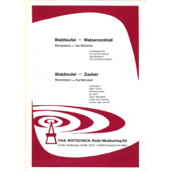 Walzercocktail / Zauber - Einzelausgabe Klavier (PVG) - Emile Waldteufel / Arr. Paul Woitschach