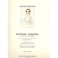 Suonata Varsavia per violino ed orchestra MS 57 - Niccolo Paganini / Arr. Giusto Dacci