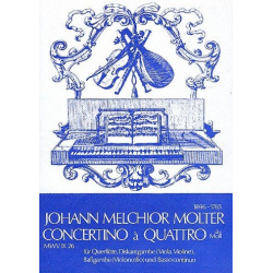 Concertino à quattro a-Moll MWV IX,26 - Johann Melchior Molter