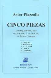 5 piezas für Violoncello und Klavier - Astor Piazzolla