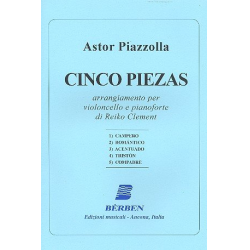 5 piezas für Violoncello und Klavier - Astor Piazzolla