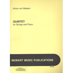 Quintet for string quartet and piano - Anton von Webern