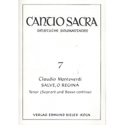 Salve o Regina für Tenor - Claudio Monteverdi