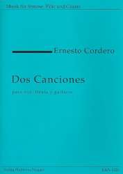 2 Canciones für Gesang, Flöte - Ernesto Cordero
