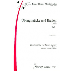 Übungsstücke und Etüden Band 1 - Fanny Cecile Mendelssohn (Hensel)