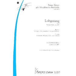 Lobgesang Kantate für Soli, Chor - Fanny Cecile Mendelssohn (Hensel)