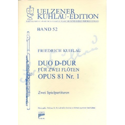 Duo D-Dur op.81,1 - Friedrich Daniel Rudolph Kuhlau