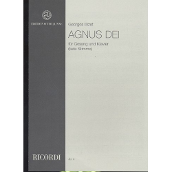 Agnus Dei D-Dur für tiefe - Georges Bizet