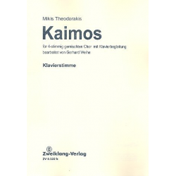 Kaimos für gem Chor und Klavier - Mikis Theodorakis