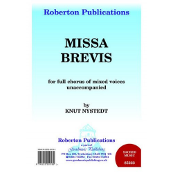 Missa brevis for mixed chorus - Knut Nystedt