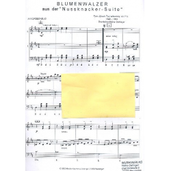 Blumenwalzer op.71a aus Der Nussknacker - Piotr Ilich Tchaikowsky (Pyotr Peter Ilyich Iljitsch Tschaikovsky)