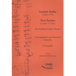 2 Partiten für Cembalo (Klavier, Orgel) - Gottlieb Muffat