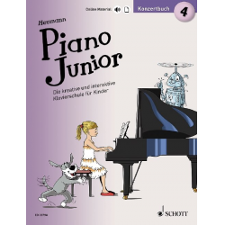 Piano junior - Konzertbuch Band 4 (+Online-Material) - Hans-Günter Heumann