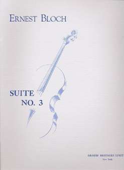 Suite Nr.3 für Violoncello solo