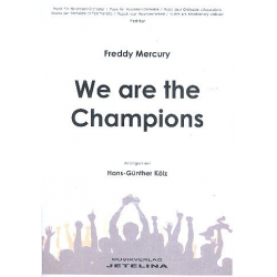 We are the Champions: für Akkordeonorchester - Freddie Mercury (Queen)
