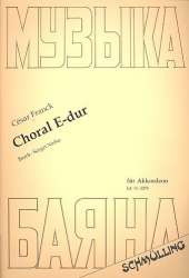 Choral E-Dur für Akkordeon - César Franck