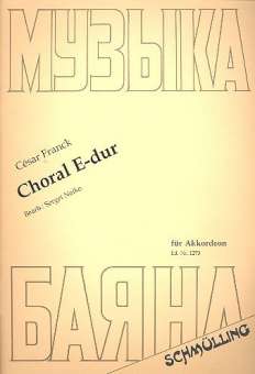 Choral E-Dur für Akkordeon