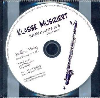 Bläserklassenschule "Klasse musiziert" - CD Bassklarinette in B Böhm