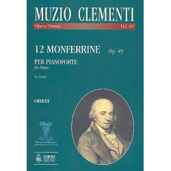 12 Monferrine op.49 für Klavier - Muzio Clementi