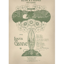 Extase pour piano et chant - Louis Ganne