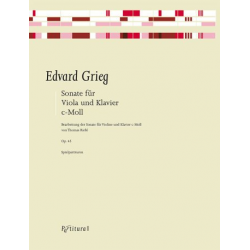 Sonate c-Moll op.45 für Violine und Klavier - Edvard Grieg