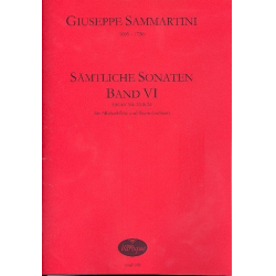 Sämtliche Sonaten Band 6 - Giuseppe Sammartini