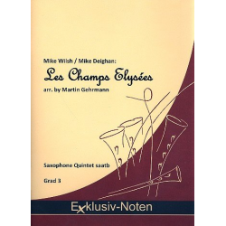 Les Champs Elysées für 5 Saxophone - Mike Wilsh