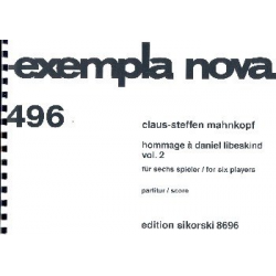 Hommage à Daniel Libeskind vol.2 - Claus-Steffen Mahnkopf