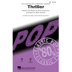 Thriller - Rod Temperton / Arr. Mark Brymer