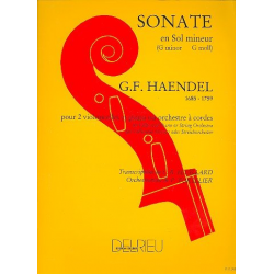 Sonate sol mineur op.2,8 pour - Georg Friedrich Händel (George Frederic Handel)