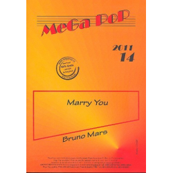 Marry You: für Keyboard (en) - Bruno Mars