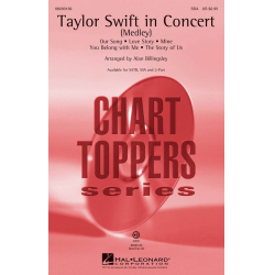Taylor Swift in Concert - Taylor Swift / Arr. Alan Billingsley