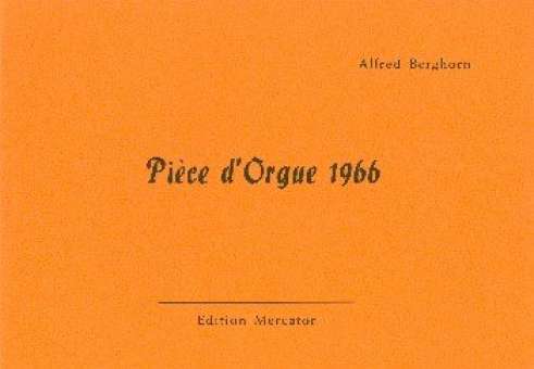 Pièce d'orgue 1966
