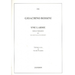 Une larme tema e variazioni - Gioacchino Rossini