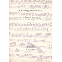 75 Cadenzas (H264/Wq120) for keyboard - Carl Philipp Emanuel Bach