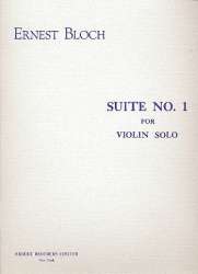 Suite no.1 for violin - Ernest Bloch