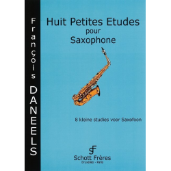 8 petites études pour saxophone - Francois Daneels