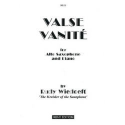 Valse Vanité for alto saxophone - Rudy Wiedoeft