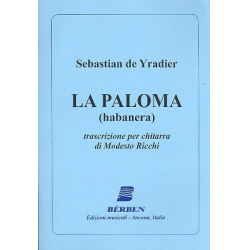 La paloma for guitar - Sebastian Yradier