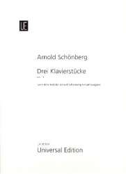 3 Klavierstücke op.11 - Arnold Schönberg