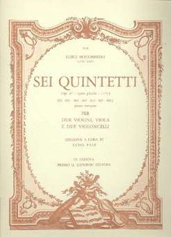 6 quintetti op.27 (prima versione)