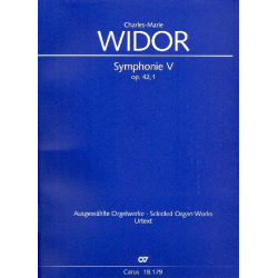 Sinfonie Nr.5 op.42,1 - Charles-Marie Widor