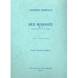2 Romanze op.72 - Giuseppe Martucci / Arr. Pietro Spada