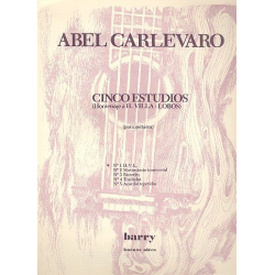 5 Estudios no.1 h.v.l. - Abel Carlevaro