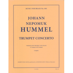 Concerto for trumpet and orchestra : - Johann Nepomuk Hummel