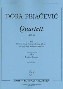Quartett d-moll op.25 für Violine, Viola, Violoncello und Klavier
