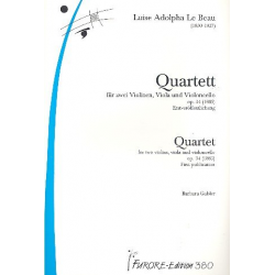 Streichquartett op.34 - Louise Adolpha Le Beau