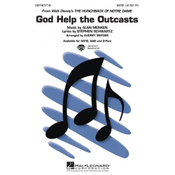 God Help The Outcasts - Alan Menken & Stephen Schwartz / Arr. Audrey Snyder